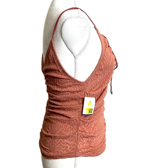 Free People Love Her Keyhole Boho Tank in Summer Sparrow 2-Way Top Women’s Sz S - Picture 9 of 14